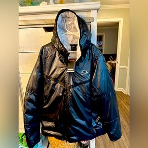 Nike Sportswear Synthetic Fill Windrunner Repel Jacket Shiny Black XXL